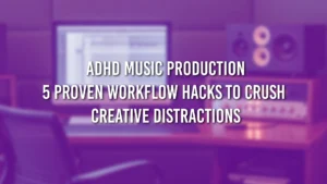 ADHD Music Production: 5 Proven Workflow Hacks to Crush Creative Distractions