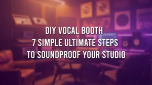 DIY Vocal Booth: 7 Simple, Ultimate Steps to Soundproof Your Studio