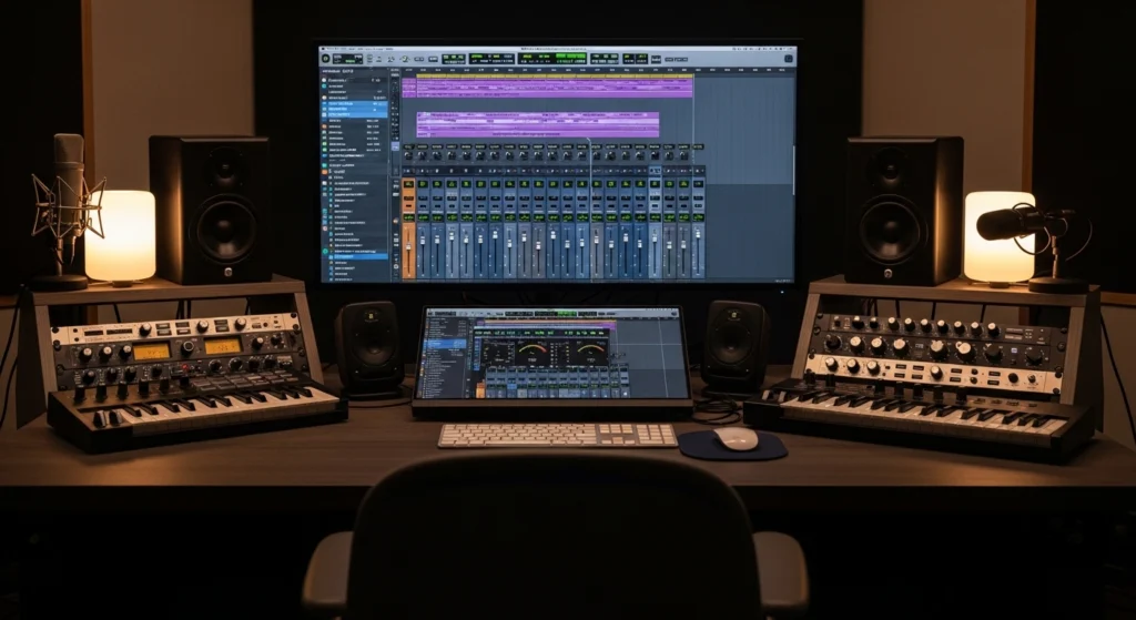 How to mix beats in your DAW - professional mixing session with mixer channels and plugins visible