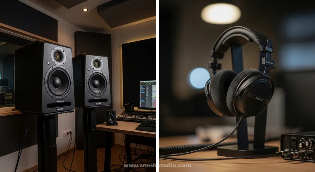 Studio Monitors vs Headphones 01