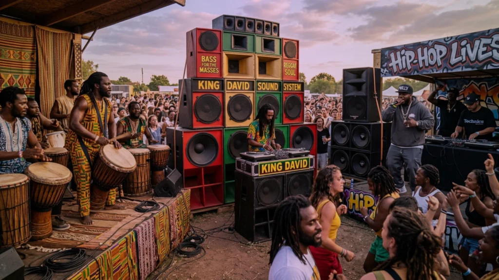 bass music culture afrobeat dancehall trap low end global music traditions