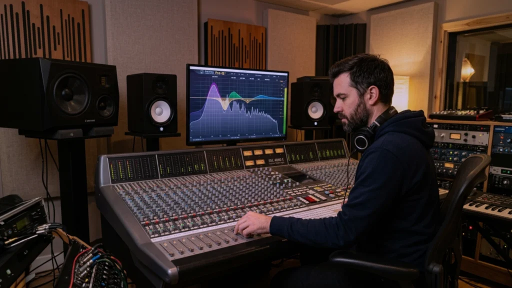 psychology of bass applied in music production studio mixing low end frequencies