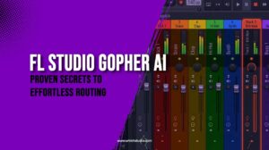 FL Studio Gopher AI routing drum channels to named mixer tracks
