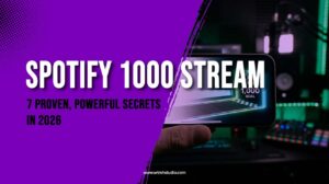 Spotify 1000 stream rule - track counter approaching the royalty threshold